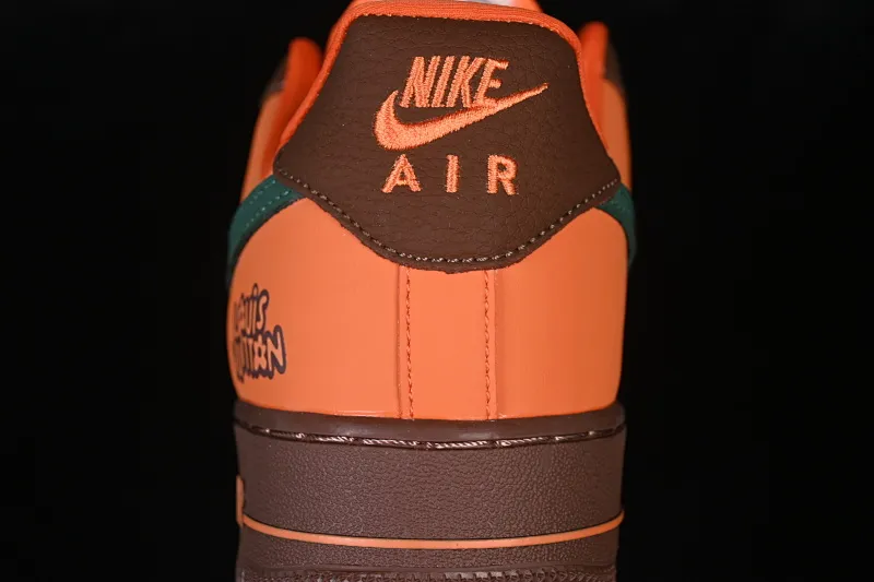 All Categories Nk Air Force 1 Air Force Series Nk Air Force 1 Low Air Force Low Nike Air Force 1'07 Low Joint Orange Brown Elegant Green Air Force One Low Casual Shoes DF0188-126